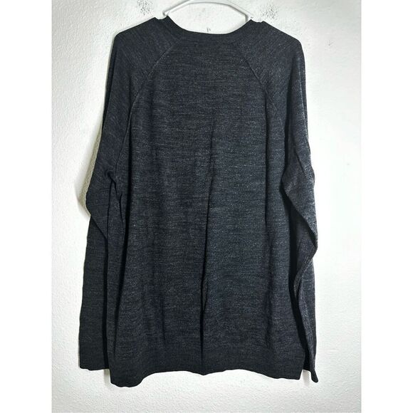 NWT Old Navy Men’s Sweater Crewneck Dark Gray Cotton Blend Size XL - Picture 3 of 6